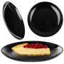 Talerz deserowy Regno 19 cm czarny 1 szt.