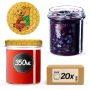 Słoiki na przetwory Avila 350ml 20szt 82mm + wieczka "Miód"
