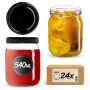 Słoiki Senna 540ml 24szt 82mm + wieczka czarne