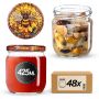 Słoiki na przetwory Salla 425ml fi82mm 48szt + wieczko Bee of the fusion