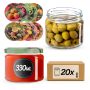 Słoiki na przetwory Sonka 330ml fi82mm 20szt + wieczko Egzotyczne owoce