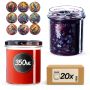 Słoiki na przetwory Avila 350ml fi82mm 20szt + wieczko Ptaki