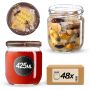 Słoiki na przetwory Salla 425ml fi82mm 48szt + wieczko Miód