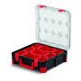 KISTENBERG Organizer narzędziowy Titan 40 B - KTI4040B - transparentny