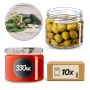 Słoiki na przetwory Sonka 330ml fi82mm 10szt + wieczko Ogórek