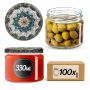 Słoiki na przetwory Sonka 330ml fi82mm 100szt + wieczko Ceramics 1