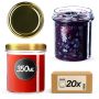 Słoiki na przetwory Avila 350ml 20szt 82mm + wieczka złote