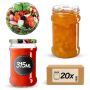 Słoiki na przetwory Seno 315ml 20szt 66mm + wieczka "Mix warzyw"