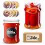 Słoiki na przetwory Kisko 500ml fi82mm 24szt + wieczko Bee of the field