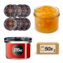 Słoiki na przetwory Tartu 235ml fi82mm 50szt + wieczko Haftowanka