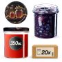 Słoiki na przetwory Avila 350ml fi82mm 20szt + wieczko Miód czarny