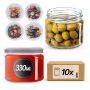 Słoiki na przetwory Sonka 330ml fi82mm 10szt + wieczko Grzyb akwarela