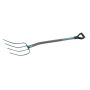 Fiskars 1070712 Ergonomic szary Widły do kopania 