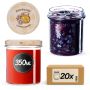 Słoiki na przetwory Avila 350ml fi82mm 20szt + wieczko Miód z pasieki
