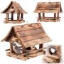 Karmnik dla ptaków Arbis domek 30 x 25 cm opalany