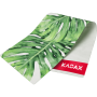 Bieżnik na stół Agello 94 x 32 cm, monstera na białym tle