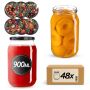 Słoiki na przetwory Simo 900ml fi82mm 48szt + wieczko Warzywa mix