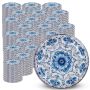 Metalowe wieczka do słoików Virbo 200szt fi 82mm "Porcelana"