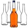 Szklana butelka na nalewkę Loiret 500ml z granatową zakrętką 10 szt.