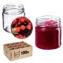 Słoiki na przetwory Lerma 200ml 100szt 66mm + wieczka "Owoce leśne"
