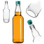 Szklana butelka Monopol 500ml z zieloną zakrętką 1 szt.