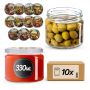 Słoiki na przetwory Sonka 330ml fi82mm 10szt + wieczko Warzywa mix