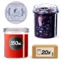 Słoiki na przetwory Avila 350ml fi82mm 20szt + wieczko Makatka