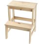 Taboret drewniany Falun drabinka 40 x 50 cm