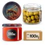 Słoiki na przetwory Sonka 330ml fi82mm 100szt + wieczko Pszczoła