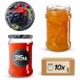 Słoiki na przetwory Seno 315ml fi66mm 10szt + wieczko Owoce