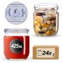 Słoiki na przetwory Salla 425ml fi82mm 24szt + wieczko Makatka
