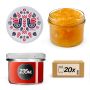 Słoiki na przetwory Tartu 235ml fi82mm 20szt + wieczko Kurpie
