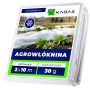 Agrowłóknina ogrodowa Cravant zimowa 2 x 10 m 30 g/m² biała