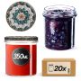 Słoiki na przetwory Avila 350ml fi82mm 20szt + wieczko Ceramics 1