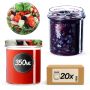 Słoiki na przetwory Avila 350ml 20szt 82mm + wieczka "Mix Warzyw"