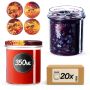 Słoiki na przetwory Avila 350ml fi82mm 20szt + wieczko Zestaw miodowy