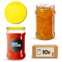 Słoiki na przetwory Seno 315ml fi66mm 10szt + wieczko Żółty