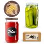 Słoiki na przetwory Niva 760ml fi82mm 48szt + wieczko Miód