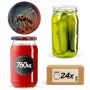 Słoiki na przetwory Niva 760ml fi82mm 24szt + wieczko Pszczoła