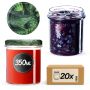 Słoiki na przetwory Avila 350ml 20szt 82mm + wieczka "Ogórki II"