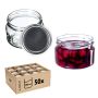 Słoiki na przetwory Denia 250ml 50szt 82mm + wieczko srebrne