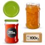 Słoiki na przetwory Seno 315ml fi66mm 100szt + wieczko Jasna zieleń