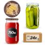 Słoiki na przetwory Niva 760ml fi82mm 24szt + wieczko Miód