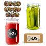 Słoiki na przetwory Niva 760ml fi82mm 48szt + wieczko Warzywa mix