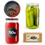 Słoiki na przetwory Niva 760ml fi82mm 48szt + wieczko Pszczoła
