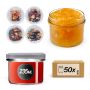 Słoiki na przetwory Tartu 235ml fi82mm 50szt + wieczko Grzyb akwarela