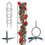 Obelisk ogrodowy na kwiaty Arvieu 190 x 40 cm