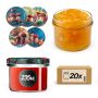 Słoiki na przetwory Tartu 235ml fi82mm 20szt + wieczko Grzyb polski