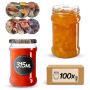 Słoiki na przetwory Seno 315ml fi66mm 100szt + wieczko Grzyby mix