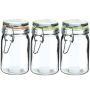 Zestaw słoików z klipsem Fabro 260 ml 3szt